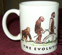 EVOLUTION OF A GOLFER Humorous Coffee Mug